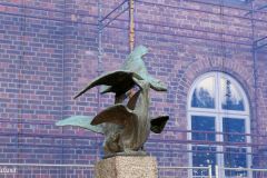 Agder - Kristiansand - Festningsgata - Skulptur - Tre fugler (Arne Vigeland, 1960)