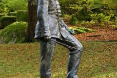 Agder - Kristiansand - Ravnedalen - Skulptur - General Oscar Wergeland (Gustav Lærum, 1917)