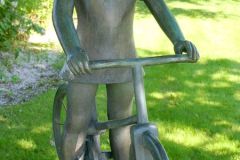 Møre og Romsdal - Kristiansund - Øverparken - Sykkeljenta (Fritz Røed, 1967)