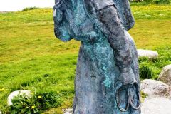 Rogaland - Stavanger - Hafrsfjord - Møllebukta - Skulptur - Fiskerens kone - Jærkysten