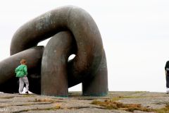 Rogaland - Stavanger - Kvernevik Ring - Skulptur - Brutt lenke (Johannes Block Hellum)