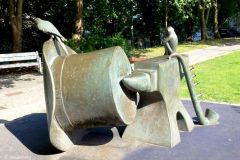 Rogaland - Stavanger - Skulptur - Symbolsk lekeskulptur, i Lendeparken