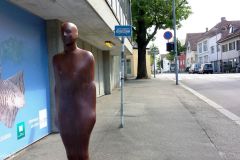 Rogaland - Stavanger - Stavanger Museum - Skulptur - Broken Column 14 (Antony Gormley, 2003)