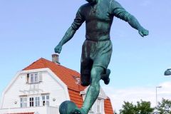 Rogaland - Stavanger - Skulptur - Fotballspilleren, ved Stavanger stadion