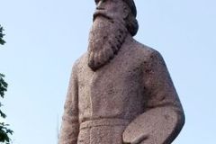 Rogaland - Stavanger - Skulptur - Lars Hertervig, ved hans plass