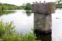 Rogaland - Stavanger - Skulptur - Bølge I, ved Mosvatnet