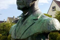 Rogaland - Stavanger - Skulptur - Johan Gjøstein, ved Solvang