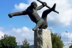 Rogaland - Stavanger - Skulptur - Moses-fontenen, Forusbeen
