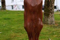 Rogaland - Stavanger - Skulptur - Broken Column jernmann, Kjelvene