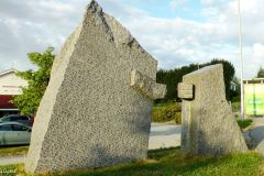 Rogaland - Stavanger - Skulptur - Kilen, Austbø skole