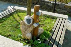 Rogaland - Stavanger - Skulptur - Apekatt, Smedgata