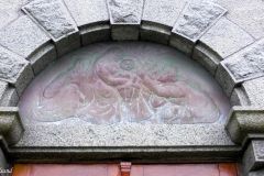 Rogaland - Stavanger - Skulptur - Relieffet Kongenes Tilbedelse, Metodistkirken