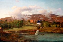 Lars Hertervig - Fra Hindal, landsiden, Stavanger kunstmuseum