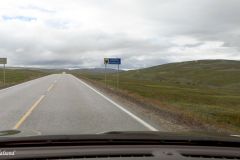 Troms og Finnmark - Lebesby - Ifjordfjellet - Fv98 - Kommunegrense
