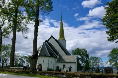 Trøndelag - Levanger - Fv6866 - Alstadhaug steinkirke