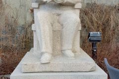 Innlandet - Lillehammer - Stortorget - Skulptur - Anders Sandvig (Dyre Vaa)