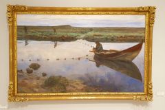Innlandet - Lillehammer - Lillehammer kunstmuseum - Laksefiskere (Eilif Peterssen)