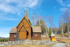 Innlandet - Lillehammer - Maihaugen - Garmo stavkirke