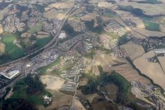 Akershus - Lillestrøm - E6 - Nitelva - Luftfoto