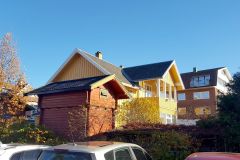 Akershus - Skedsmo - Lillestrøm - Kirkegata 8 (Lensmannsgården)
