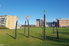 Akershus - Skedsmo - Lillestrøm - Skulptur - Parkvokterne (Christian Sunde, 2014)