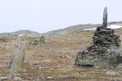 Innlandet - Lom - Sognefjellsvegen - Mefjellet rasteplass - Sognefjellet minnestein
