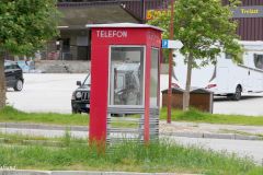 Innlandet - Lom - Sentrum - Telefonkiosk (vernet)