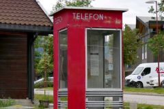 Innlandet - Lom - Sentrum - Telefonkiosk (vernet)