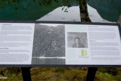 Vestland - Luster - Eidsvatnet - Wittgensteins hus - Infoskilt