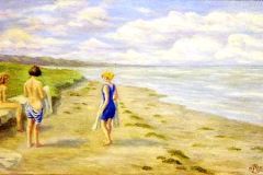 August Jacobsen (1868-1955) - Badeliv Solastrand (1927) (Foto Wendelboe)