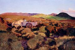 Bernhard Hinna (1871-1951) - Torvmyr på Jæren (1899) (Foto Nasjonalmuseet)
