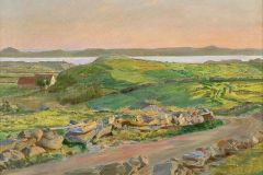 Eilif Peterssen (1852-1928) - Kveld ved Hafrsfjord (1900) (Foto GWPA)