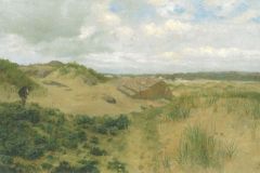 Kitty Lange Kielland (1843-1914) - Kystlandskap (1878) (Foto Wikimedia)