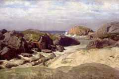 Kitty Lange Kielland (1843-1914) - Studie fra Ogna på Jæren (1878) (2) (Foto Nasjonalmuseet)