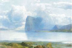 Lars Hertervig (1830-1902) - Fra Borgøya (1867)