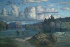 Lars Hertervig (1830-1902) - Fra Tysvær (1865)