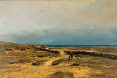 Nikolai Ulfsten (1854-1885) - Jærlandskap (1879) (Foto Digitalt museum)