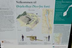 Østfold - Marker - Ørje - Ørjekollen fort (nordre fort)