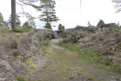Østfold - Marker - Ørje - Ørjekollen fort (nordre fort)