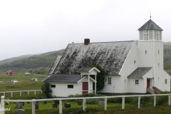 Troms og Finnmark - Måsøy - Slåtten - Slåtten kirke - Fv889