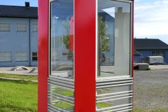 Troms og Finnmark - Nordkapp - Honningsvåg - Telefonkiosk (vernet)