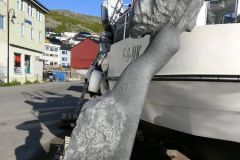 Troms og Finnmark - Nordkapp - Honningsvåg - Skulptur - Is (fra Versum Origo serie) (Odin Øistad og Line Jerner, 2014)