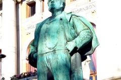 Oslo - Skulptur - Bjørnstjerne Bjørnson, foran Nationaltheatret (Stephan Sinding)