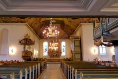 Oslo - Domkirken - Vår Frelsers kirke - Innenfor inngangen og fram mot alteret