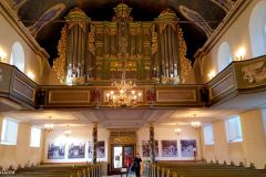 Oslo - Domkirken - Vår Frelsers kirke - Mot hovedinngangen og hovedorgelet
