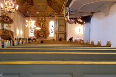 Oslo - Domkirken - Vår Frelsers kirke - Mot alteret sett fra inngangen