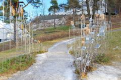 Oslo - Ekebergparken - Skulptur - Still life with a Landscape (Model for a habitat) (Sarah Sze)