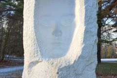 Oslo - Ekebergparken - Skulptur - Konkavt ansikt (Hilde Mæhlum)