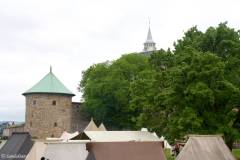 Oslo - Akershus festning - Munks tårn og Akershus slott - Middelalderfestival