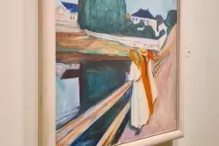 Oslo - Bjørvika - Munch museum - Pikene på broen (Edvard Munch)